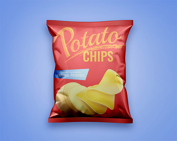 Chips Bag Mockup