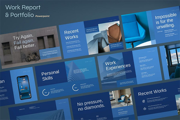 Work Report & Portfolio Powerpoint