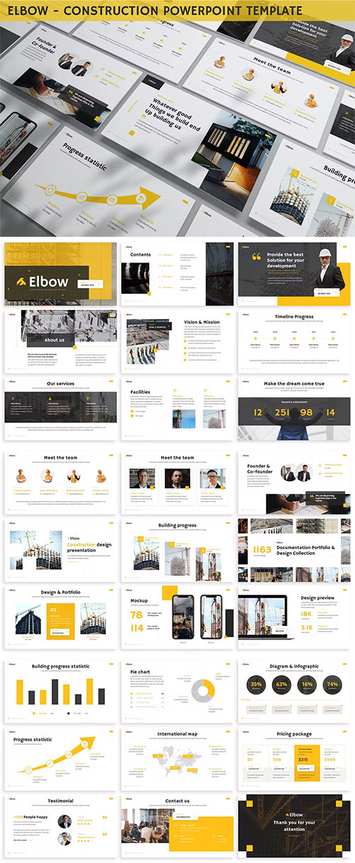 Elbow - Construction Powerpoint Template