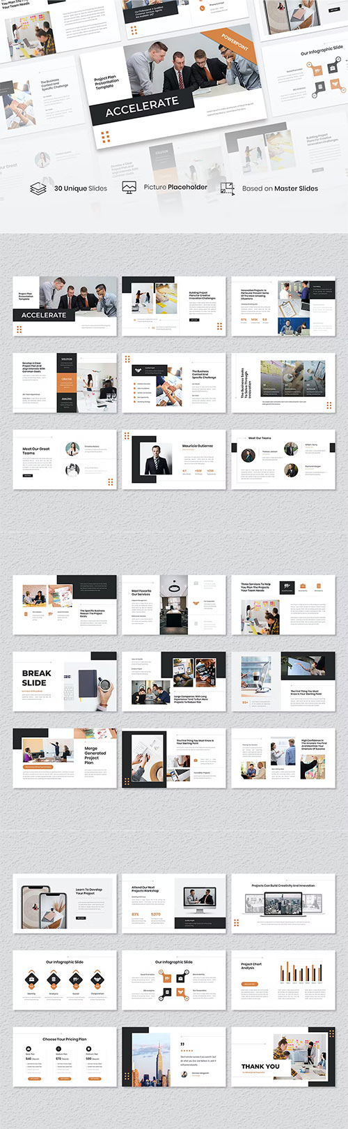 Accelerate – Project Plan PowerPoint Template