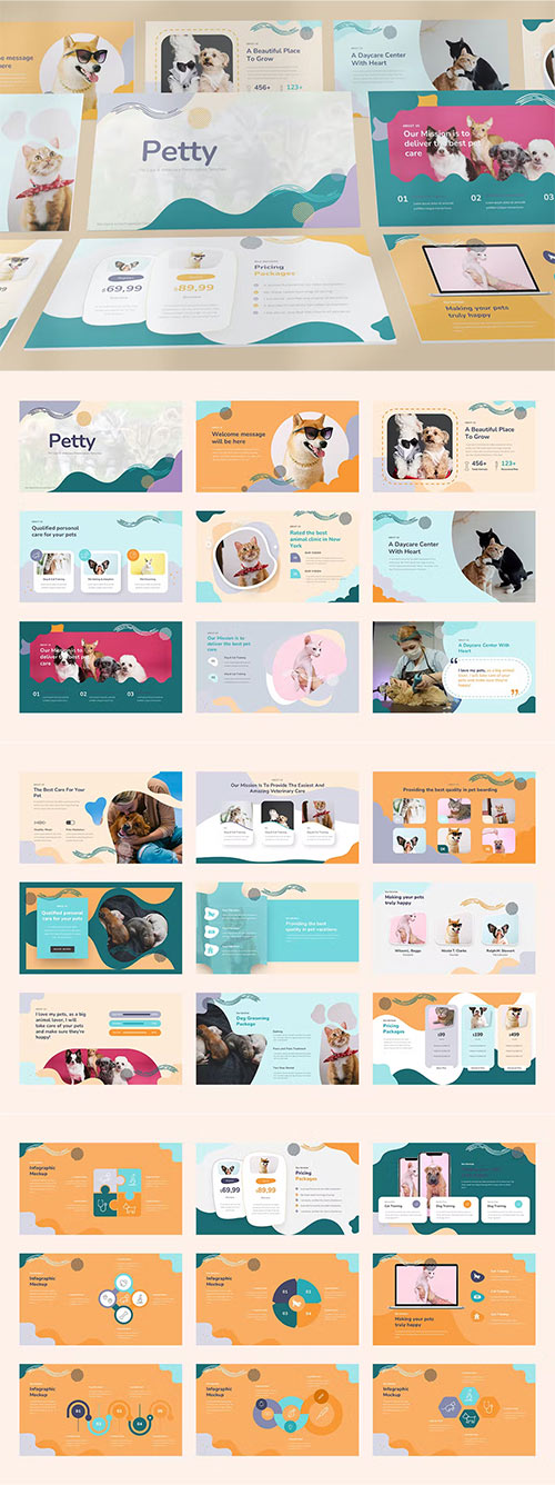 Petty Powerpoint and Keynote Templates