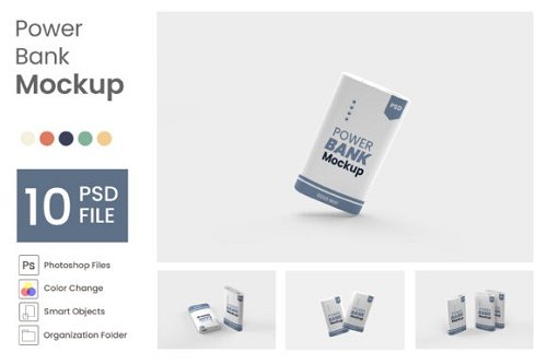 Power Bank Mockup