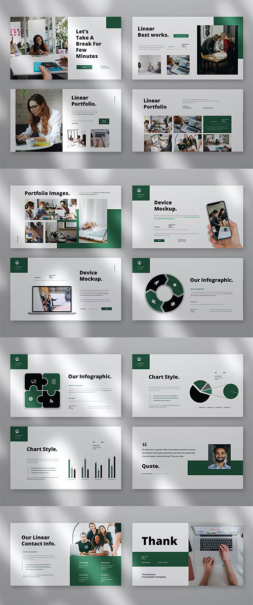 LINEAR - Multipurpose PowerPoint Template