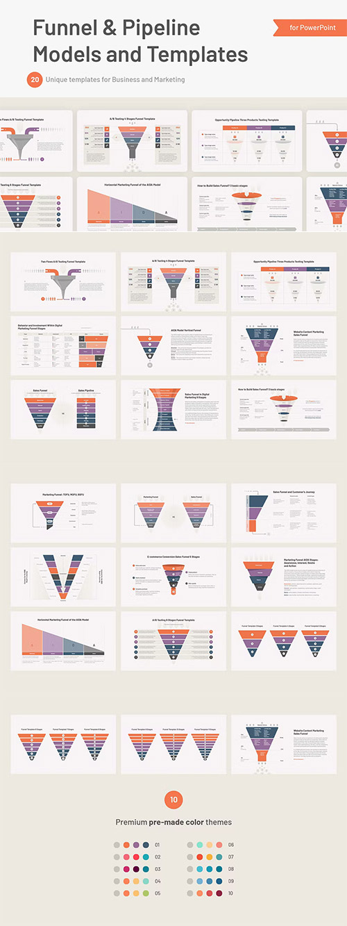 Funnel and Pipeline Models for PowerPoint