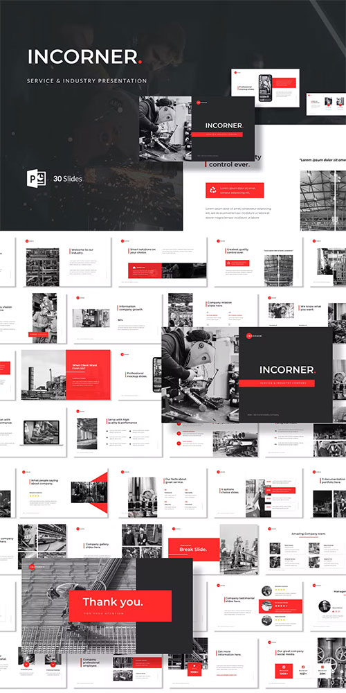 Incorner - Service & Industry Company PowerPoint