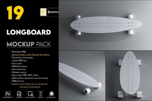 Longboard Mockup 6865771