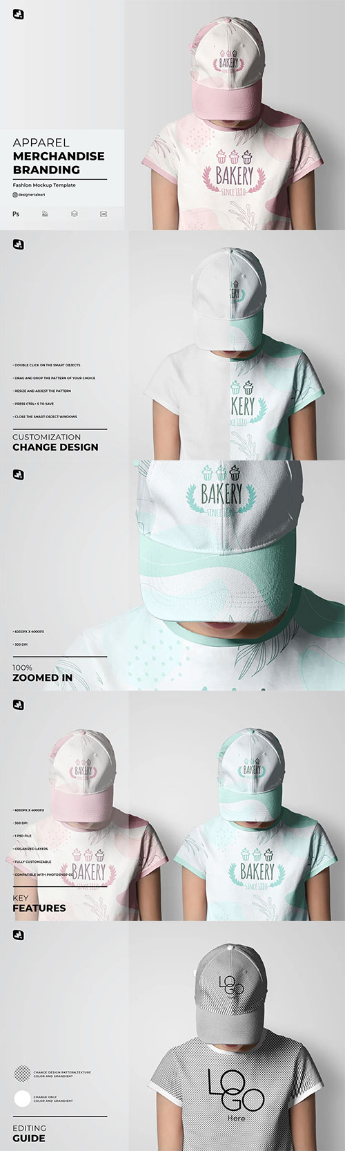 Apparel Merchandise Branding Mockup 6802793