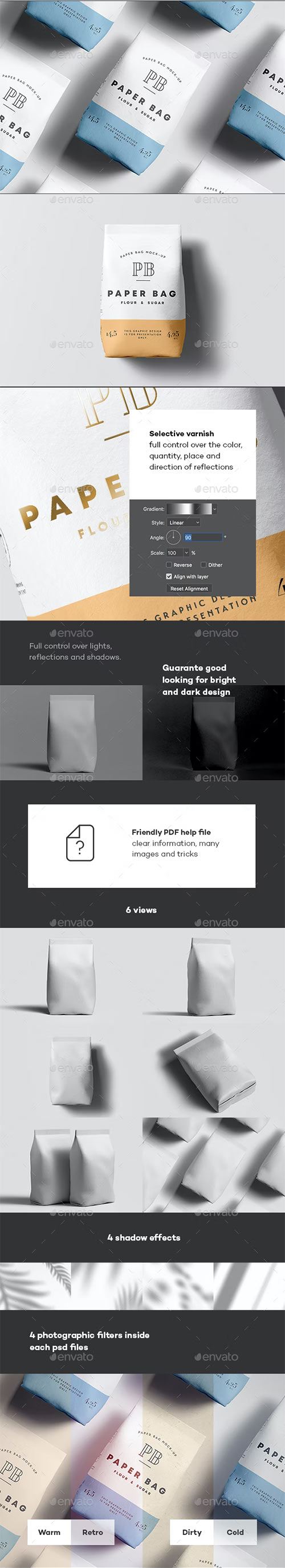 Paper Bag Mock-up 35655201