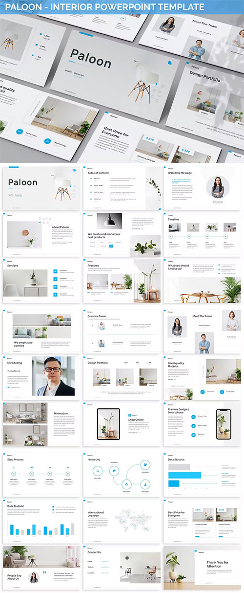 Paloon - Interior Powerpoint Template