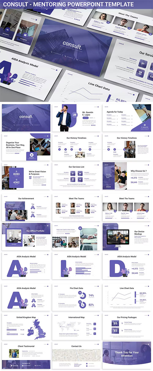 Consult - Mentoring Powerpoint Template