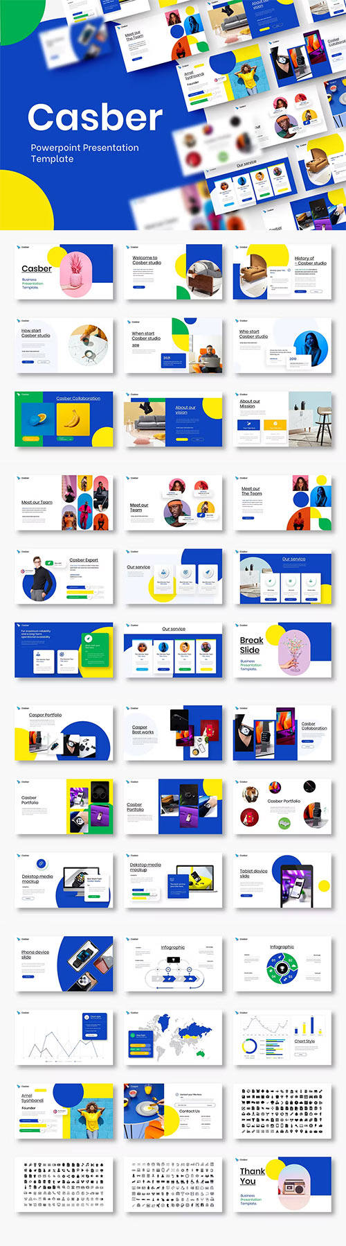 Casper - Business Powerpoint, Keynote and Google Slides Templates