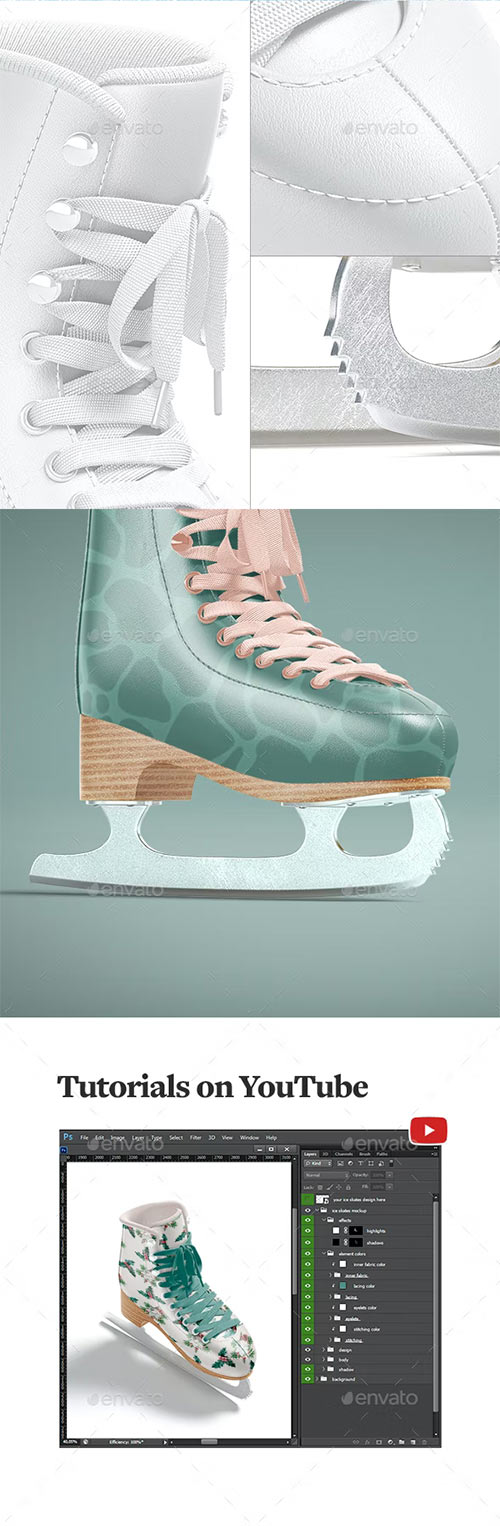 Ice Skates Mockups Set - 34804259 - 6663016