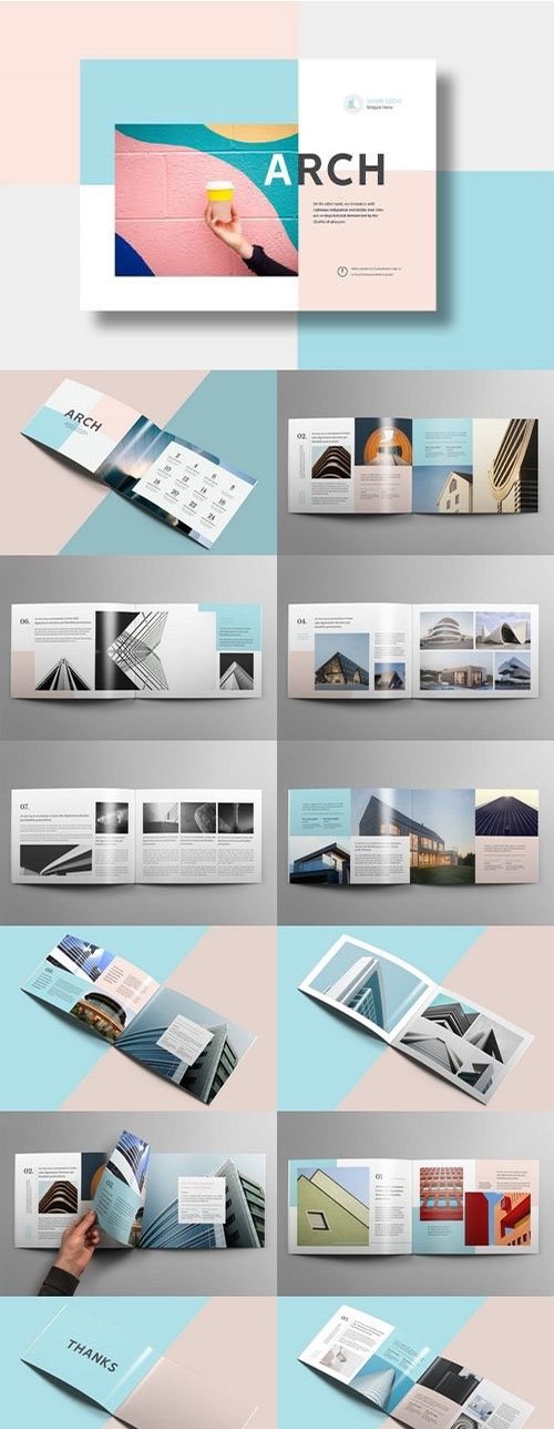 Modern Architecture Brochure 24 Pages A4 & A5