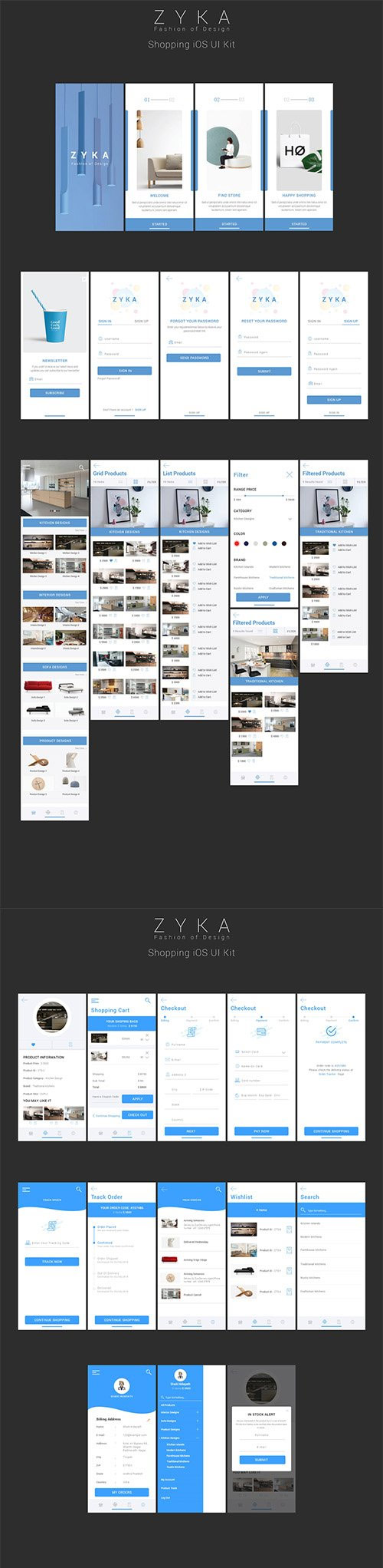 Zyka iOS UI KIt