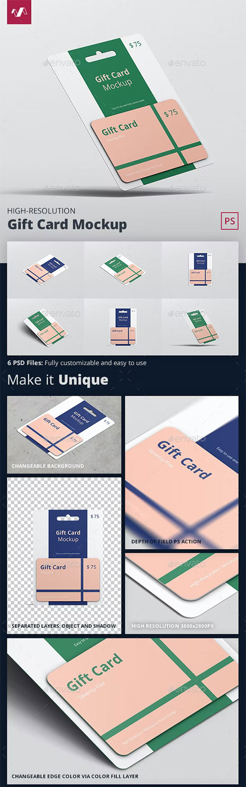 Gift Card Mockup 31941223