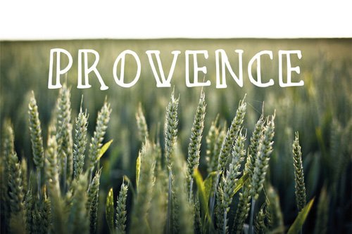 Vintage Font - Provence