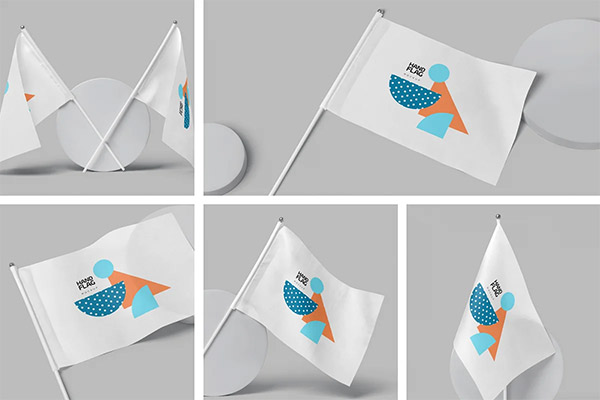Hand Flag Mockups 6890206