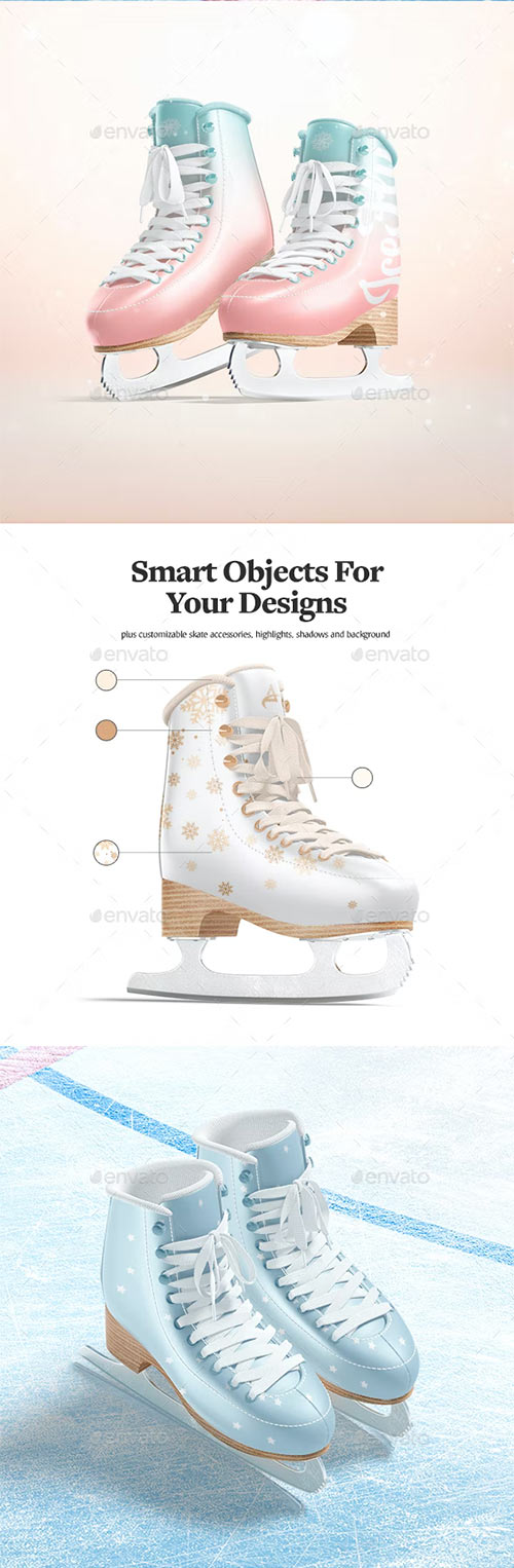Ice Skates Mockups Set - 34804259 - 6663016