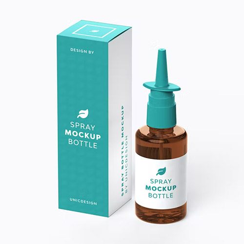 Spray Bottle Mockup