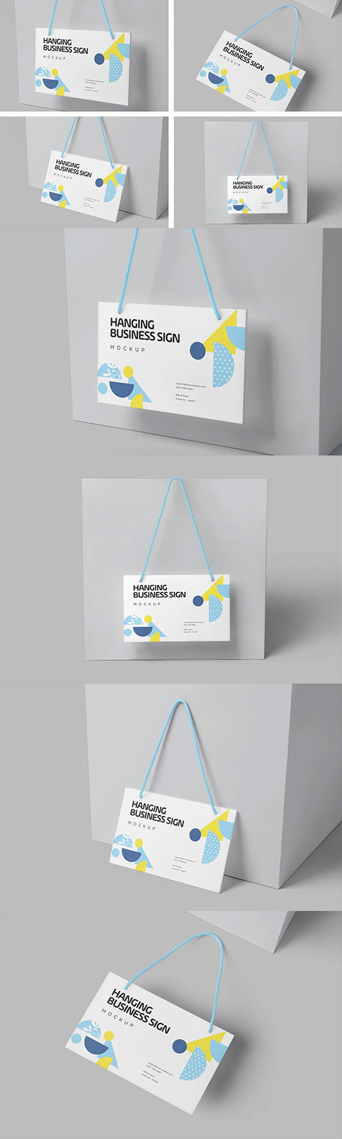 Rectangle Door Sign Mockups 6913790