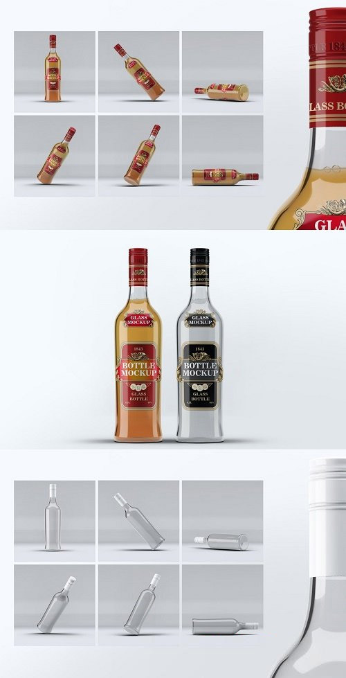 Glass Bottle Mock-Up