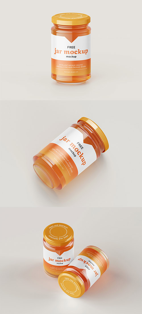 Honey Jar Mockup