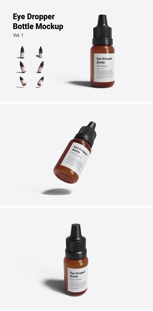 Eye Dropper Bottle Mockup Vol.1