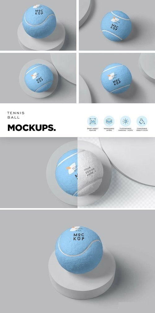 Tennis Ball Mockups