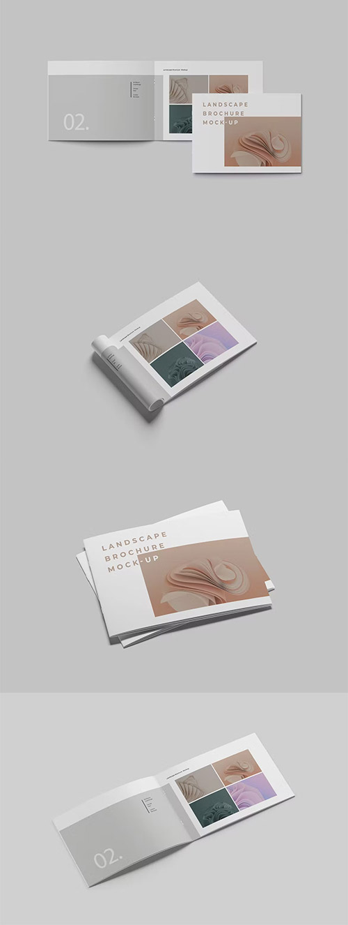 Landscape Brochure Mock-Up