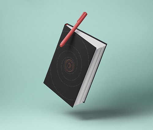 Gravity Book Mockup Hardcover 2