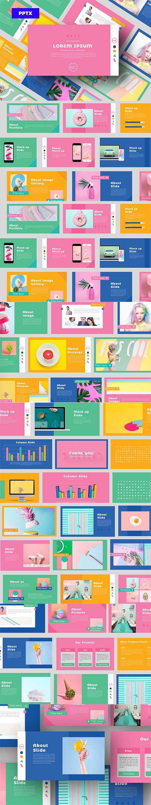 Color FUN - Powerpoint Template