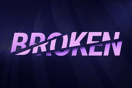 Broken Letters Text Effect 6995160