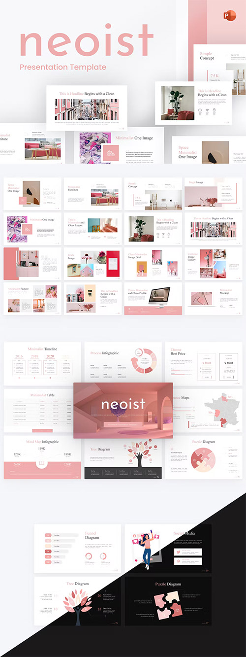 Neoist Minimalist PowerPoint Template