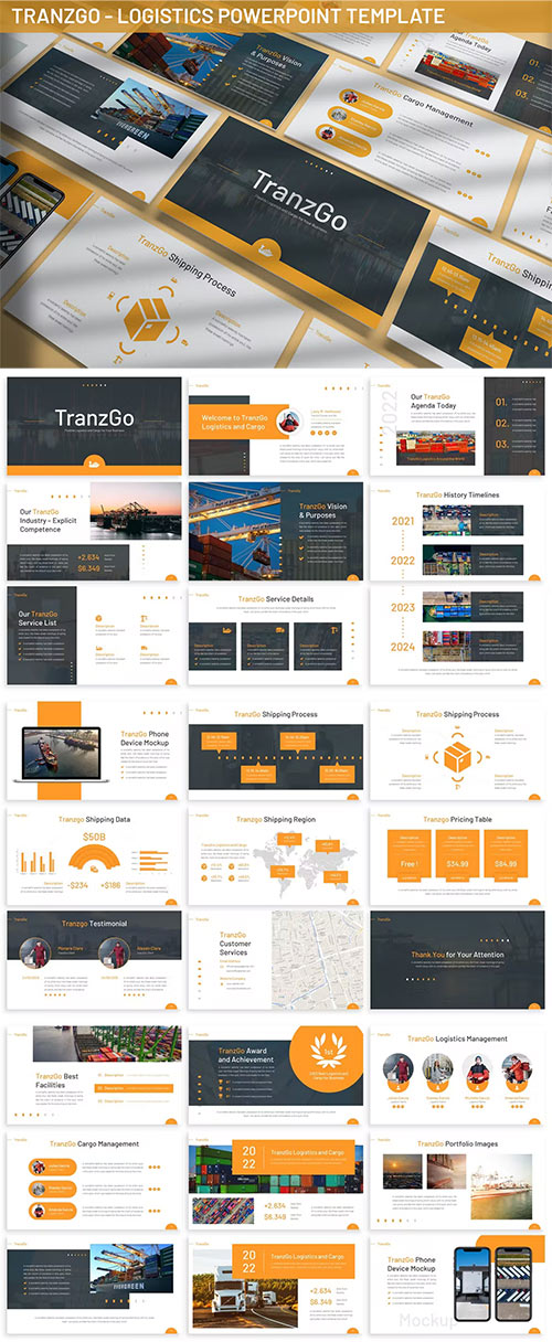 Tranzgo - Logistics Powerpoint Template