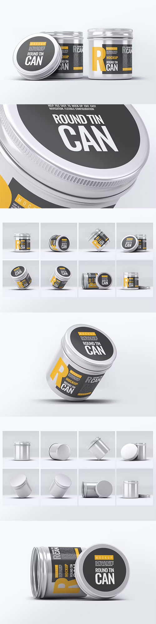 Round Tin Can Mock-Up