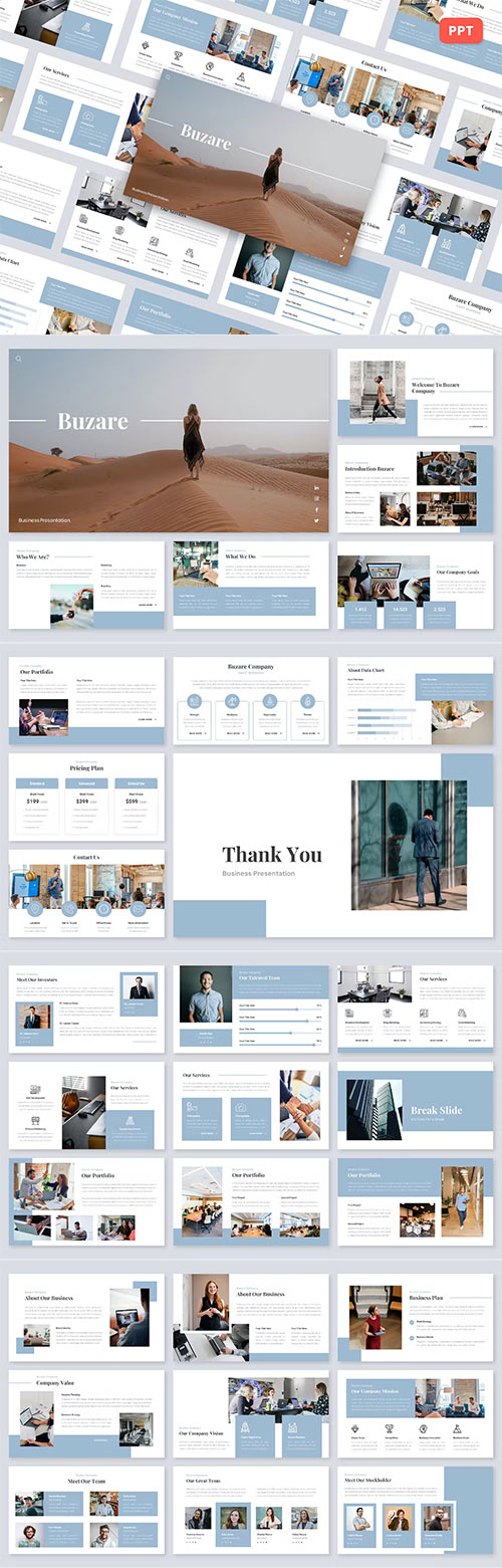 Buzare - Business PowerPoint Template