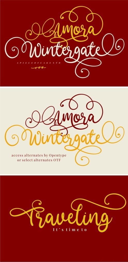 Amora Wintergate Font