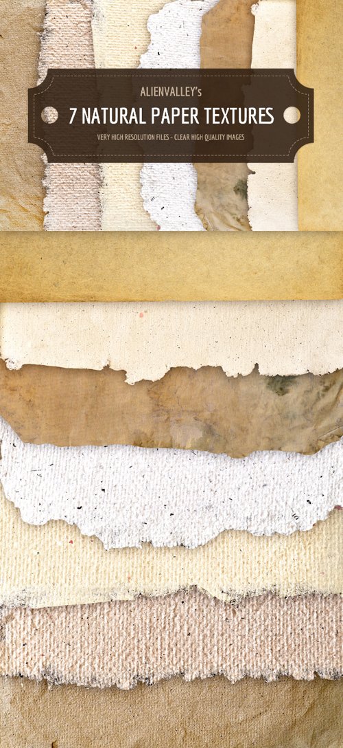 7 Natural Paper Textures
