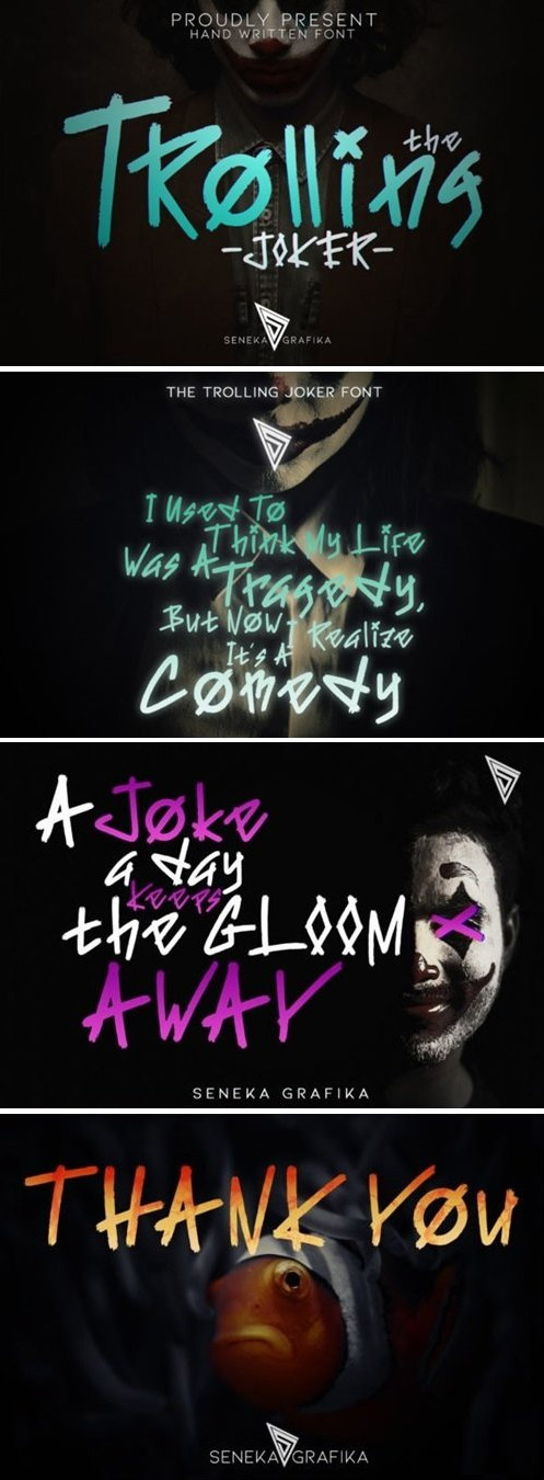 The Trolling Joker Font
