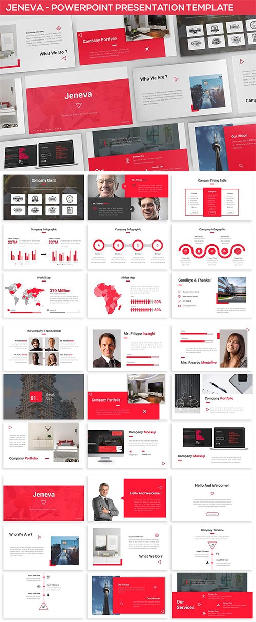 Jeneva - Powerpoint Presentation Template