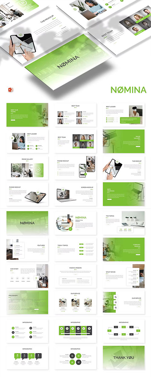 Nomina - Business Powerpoint, Keynote and Google Slides Template