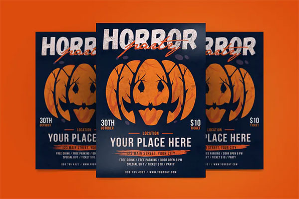 Horror Party Flyer