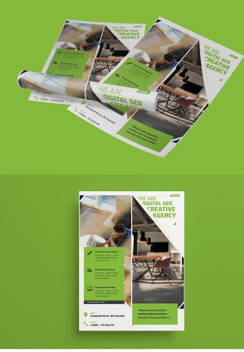 Corporate Business Flyer and Poster PSD