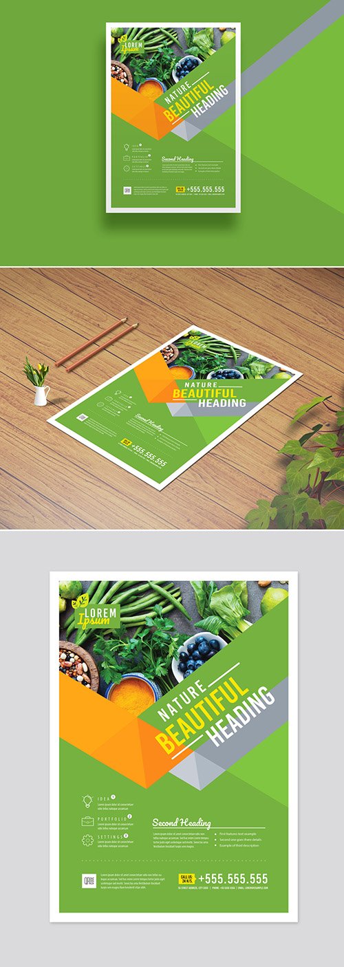 Green Corporate Flyer Layout 286585947