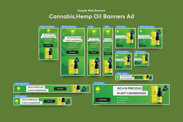 Cannabis Products Banner Ad