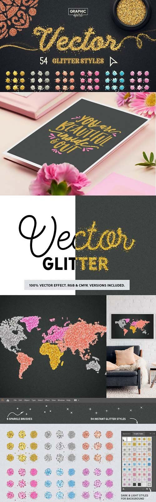 Vector Glitter For Adobe Illustrator 3736097