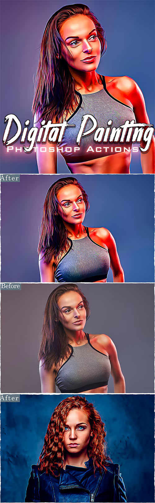 Digital Painting Photoshop Actions 37148191
