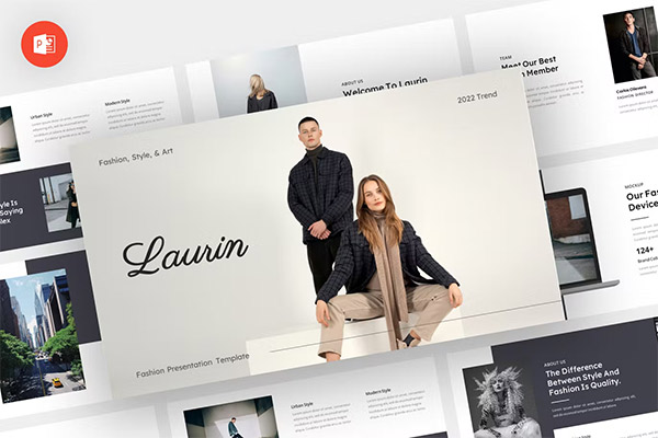 Laurin - Fashion Powerpoint, Keynote and Google Slides Template
