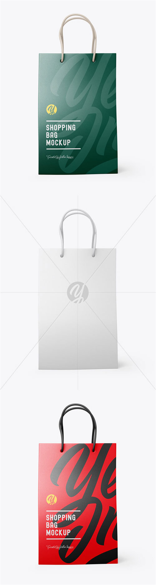 Leather Shopping Bag With Handles mockup 72478