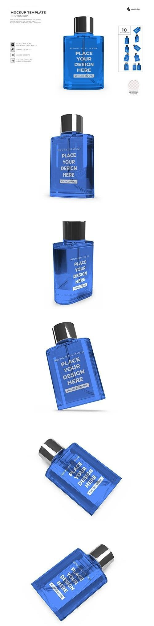 Perfume Spray Bottle Mockup